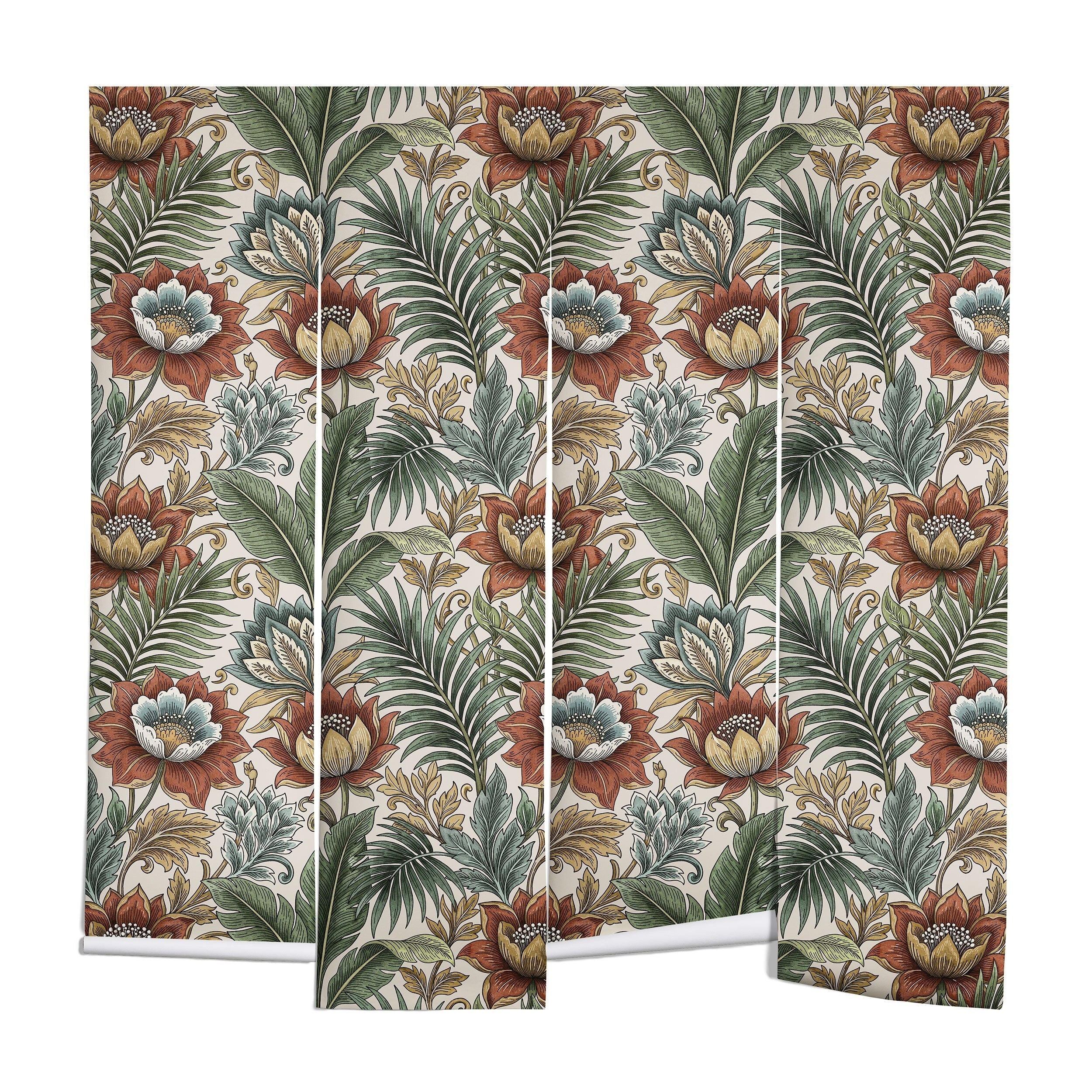 Marta Barragan Camarasa Retro Jungle Garden Wall Mural