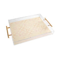 Little Om Starry Web cream Acrylic Tray