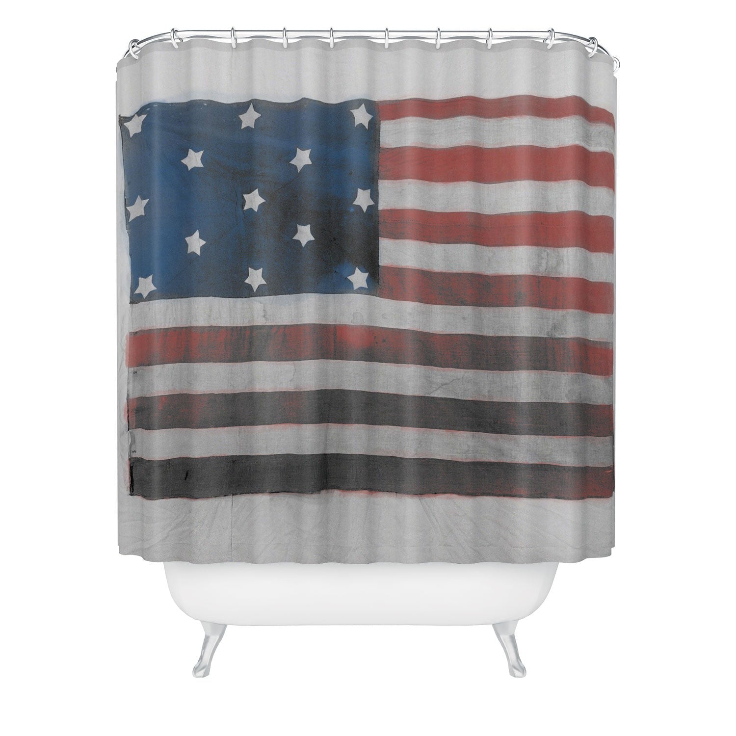 DENY Designs Flag Attributed to Elizabeth Schuyler Hamilton Shower Curtain