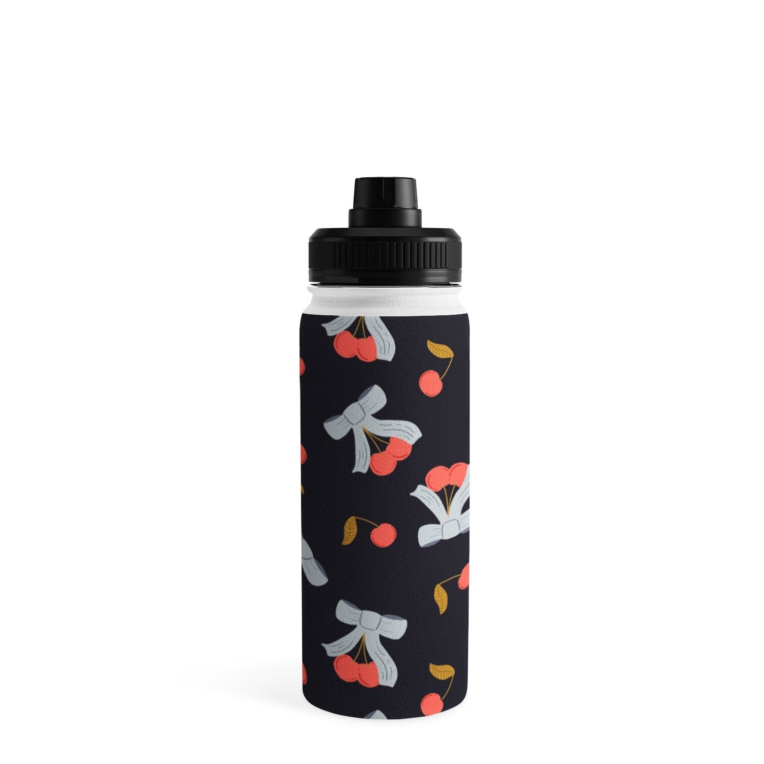 Jennifer Labre Cherries and Bows Water Bottle
