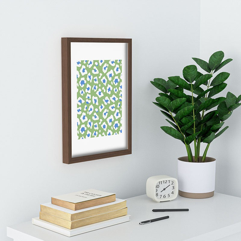 Avenie BR Cheetah Print Recessed Framing Rectangle