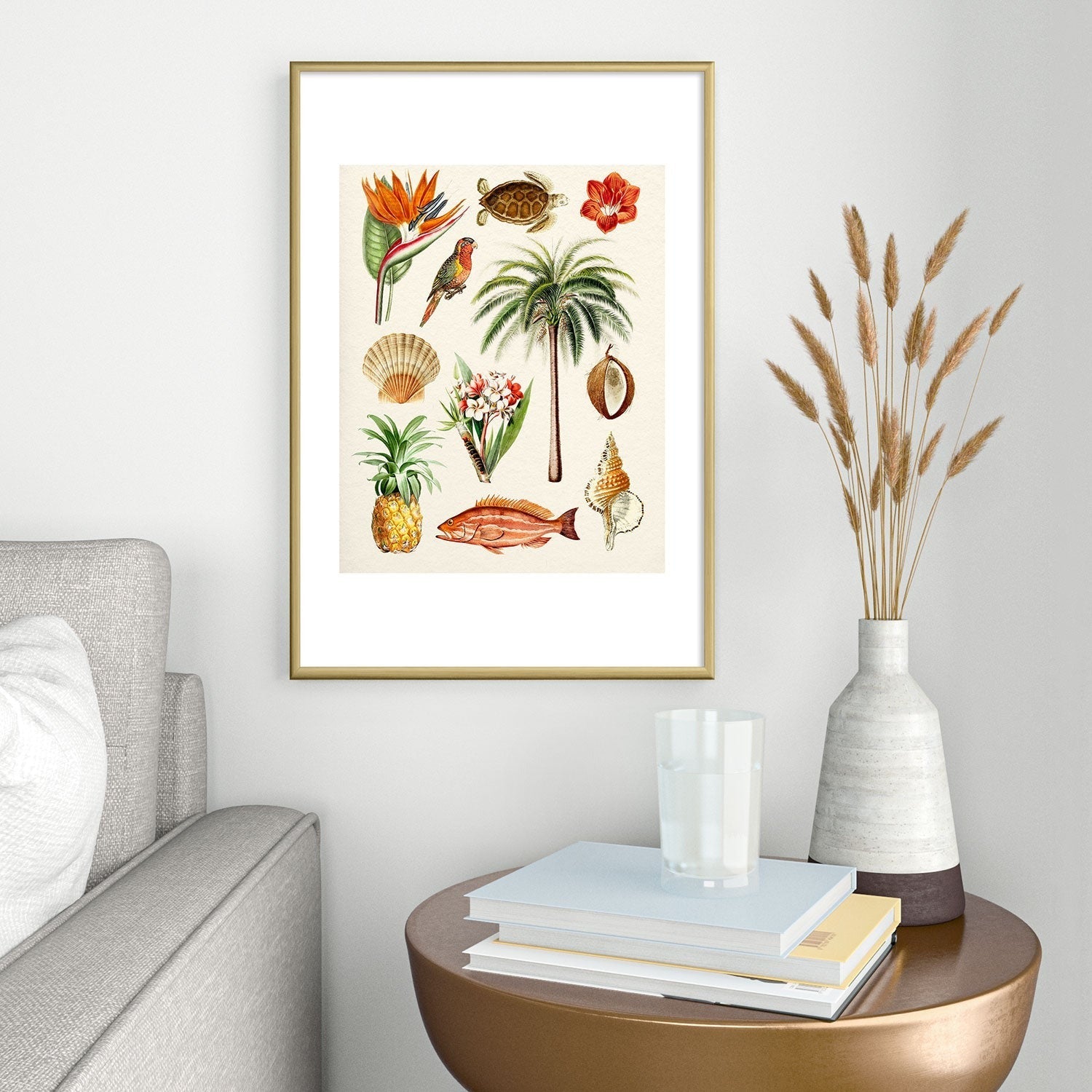 Gal Design Hawaii Collection Metal Framed Art Print