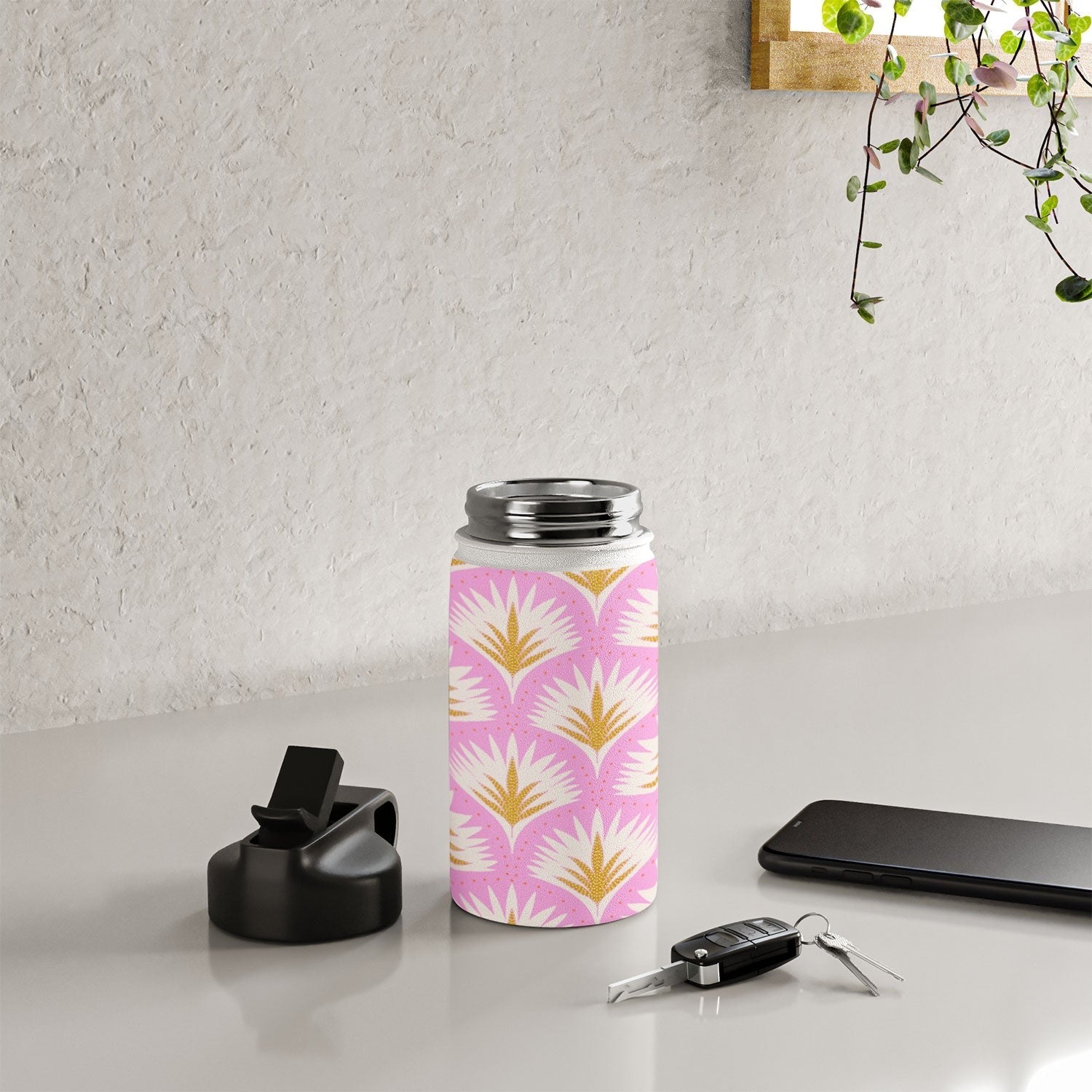 Jennifer Labre Pink Palmetto Water Bottle