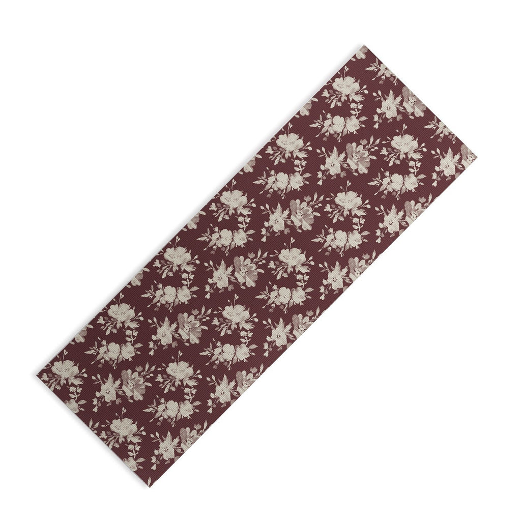 Marta Barragan Camarasa Antique Petal Romance Yoga Mat