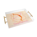 Little Om Zodiac Sign Sagittarius Acrylic Tray