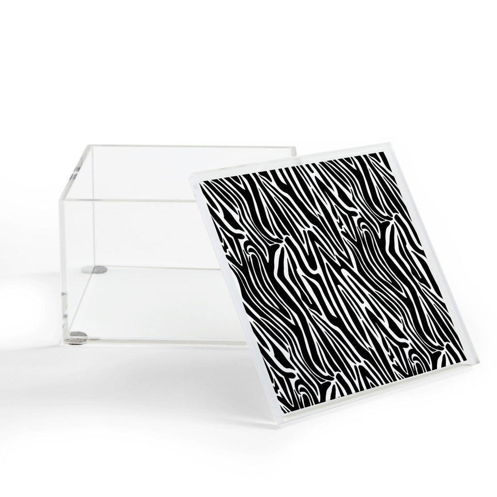 Jennifer Labre Wild Zebra Acrylic Box