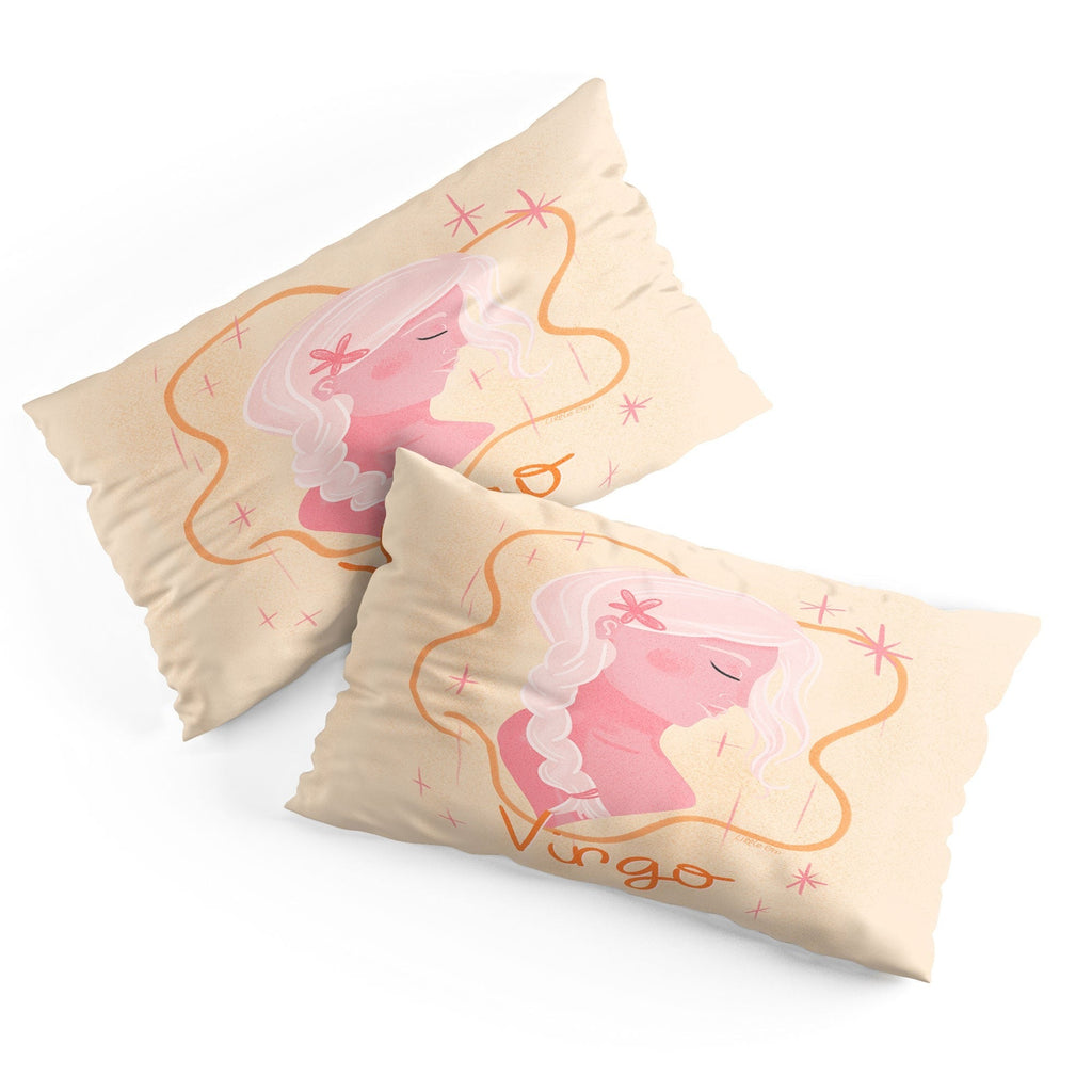 Little Om Zodiac Sign Virgo Pillow Shams