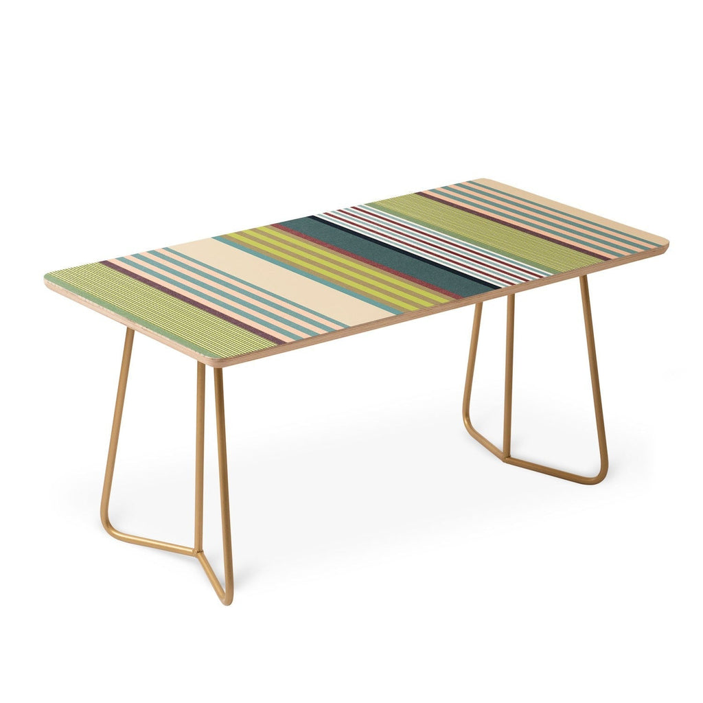Marta Barragan Camarasa Colorful Stripe Delight Coffee Table