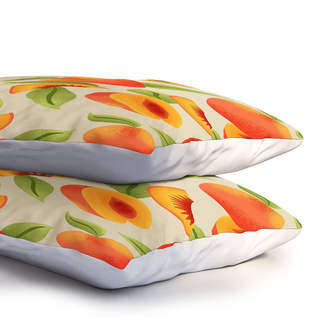 Jessica Molina Peach Pattern Pillow Shams