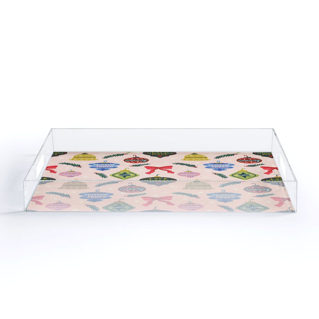 Design by Spark Love Human Made Christmas Ornaments Acrylic Tray