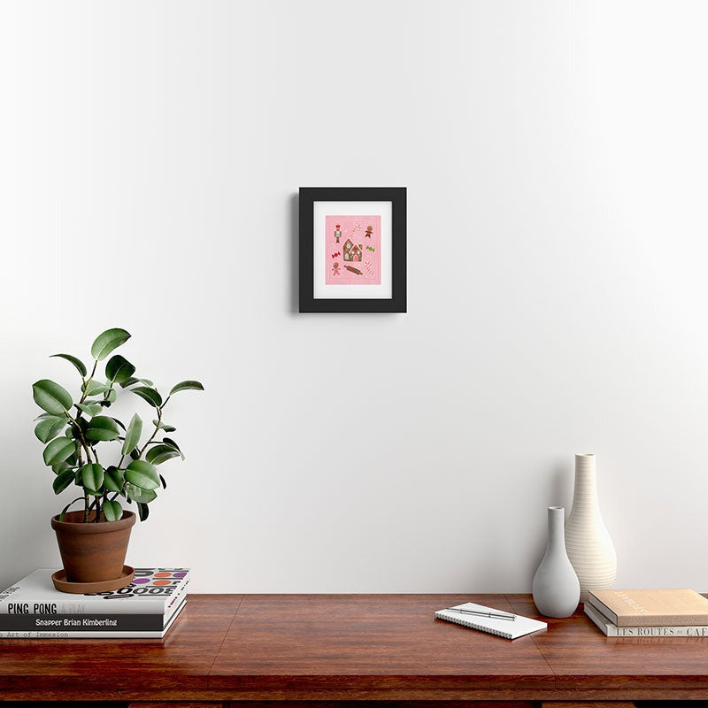 carriecantwell Sweet Christmas Holidays Framed Art Print