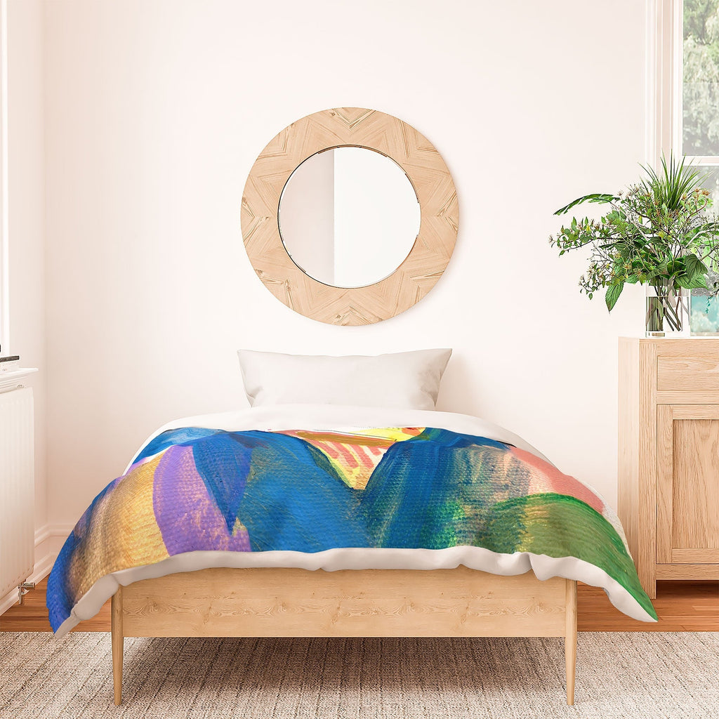 Natalie Baca Lucky in Love Duvet Cover