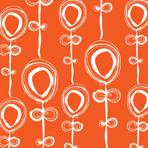 Rachael Taylor Contemporary Orange Shower Curtain