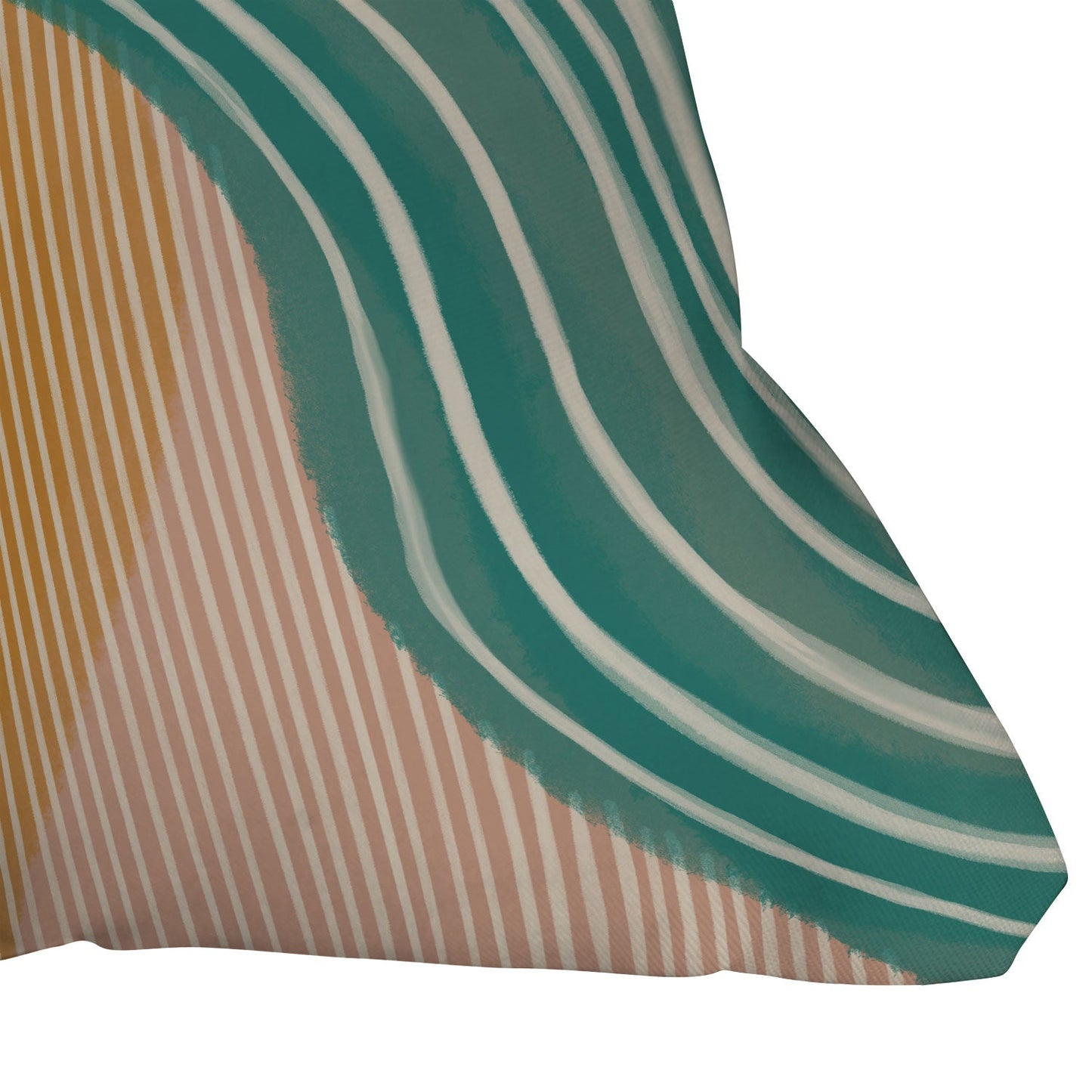 Rachel Szo Morning Swim Outdoor Throw Pillow