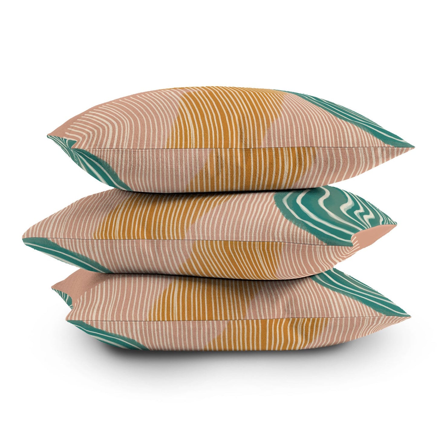 Rachel Szo Morning Swim Outdoor Throw Pillow