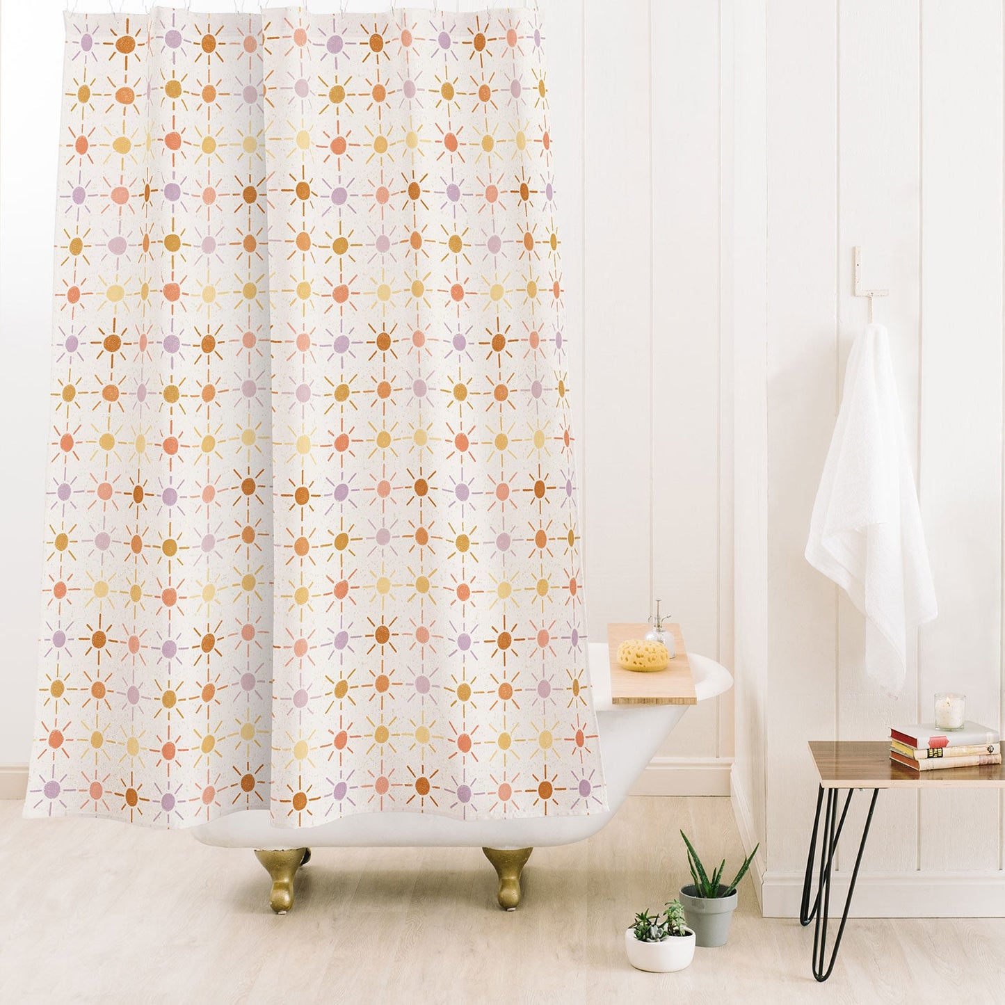 Rachel Szo Sunny Pattern Shower Curtain