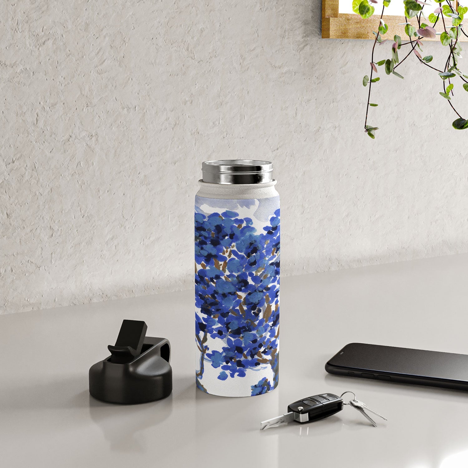 Rachelle Roberts Misty Blue Mountain Water Bottle
