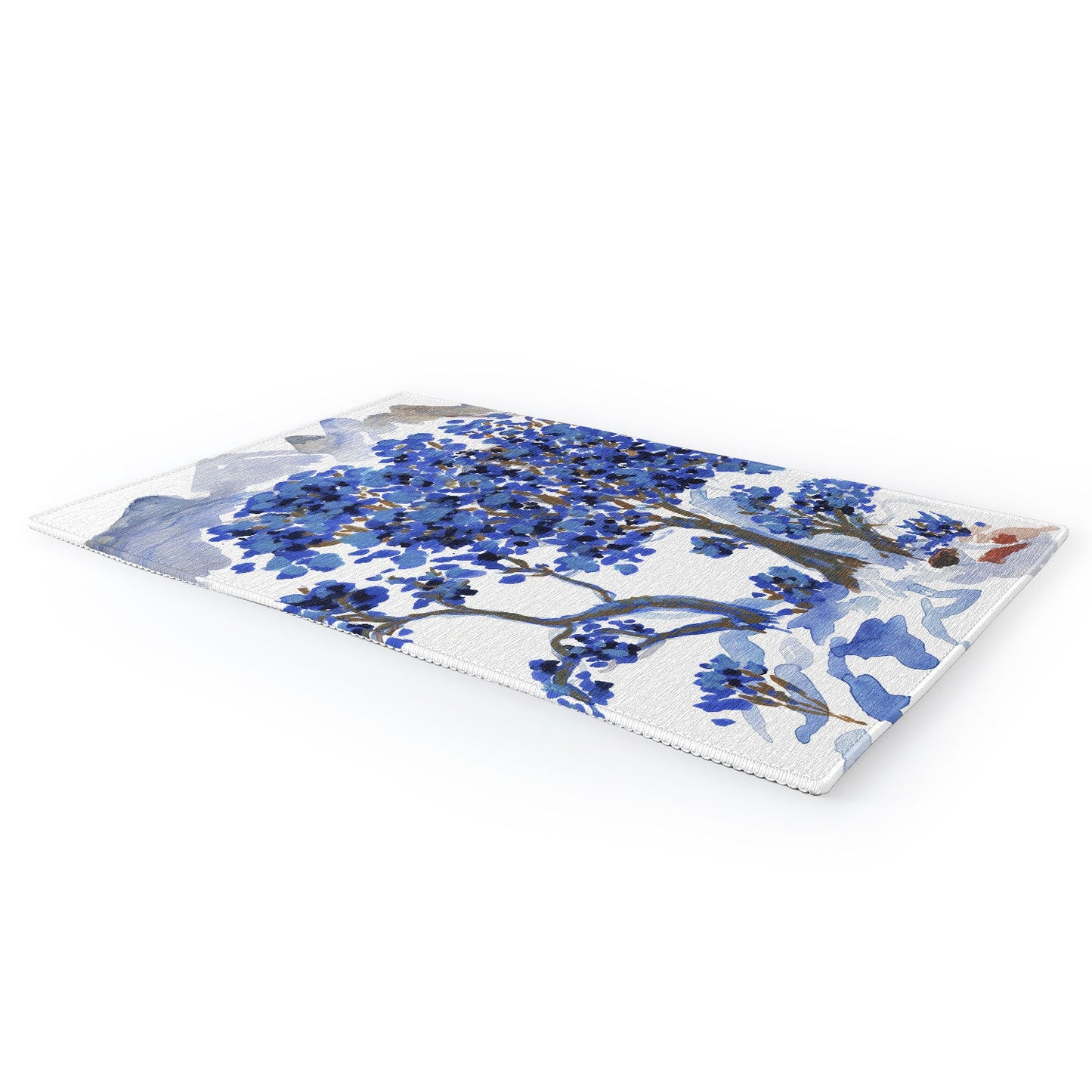 Rachelle Roberts Misty Blue Mountain Area Rug