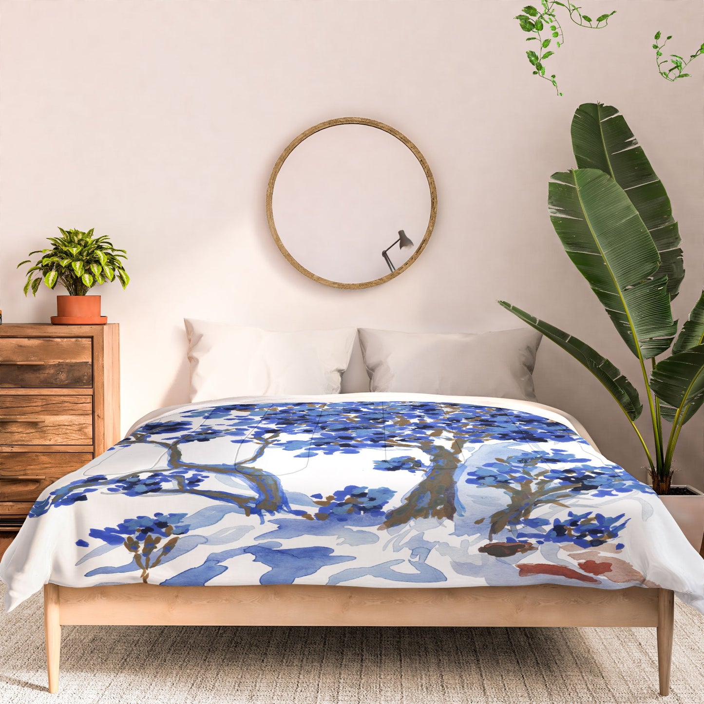 Rachelle Roberts Misty Blue Mountain Comforter