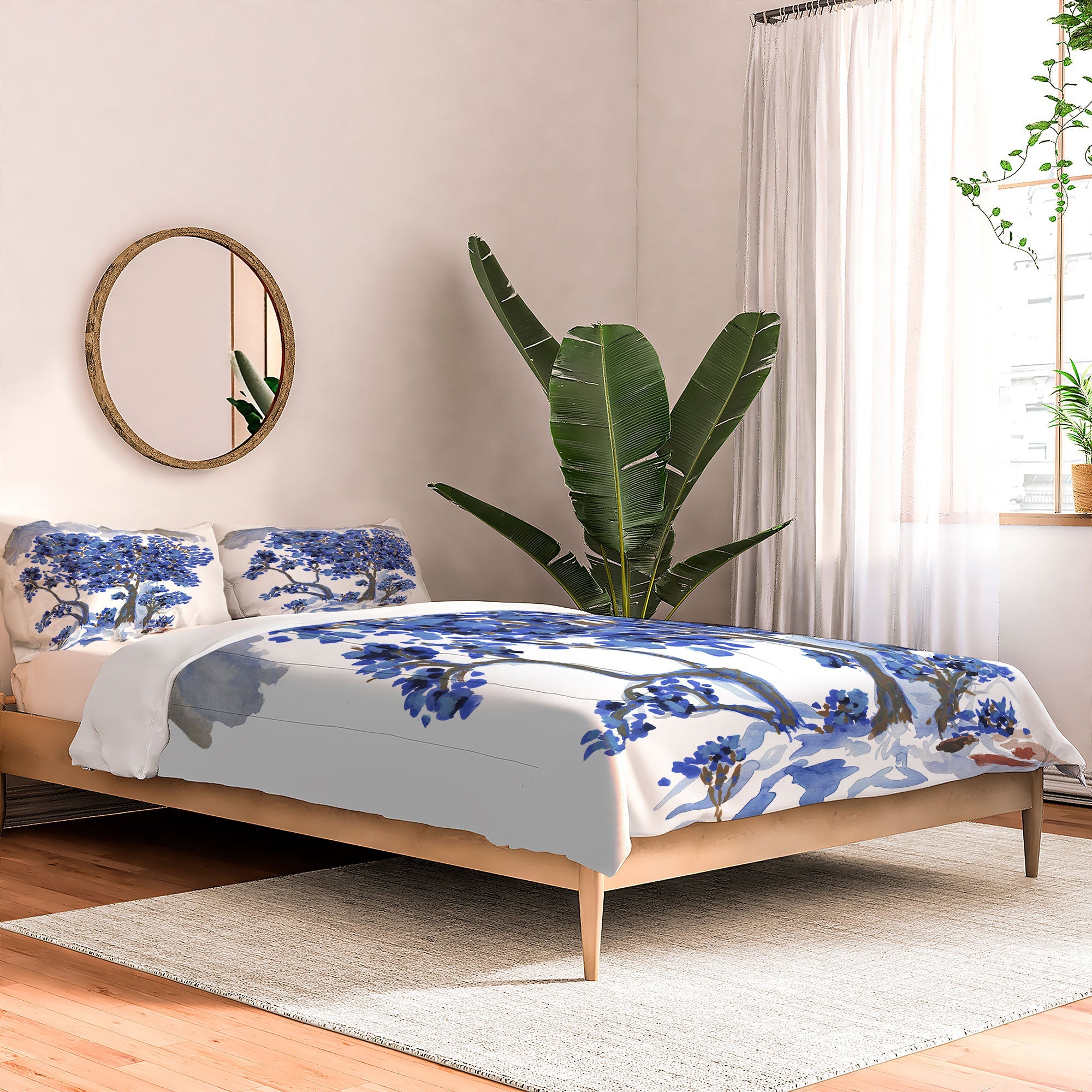 Rachelle Roberts Misty Blue Mountain Comforter
