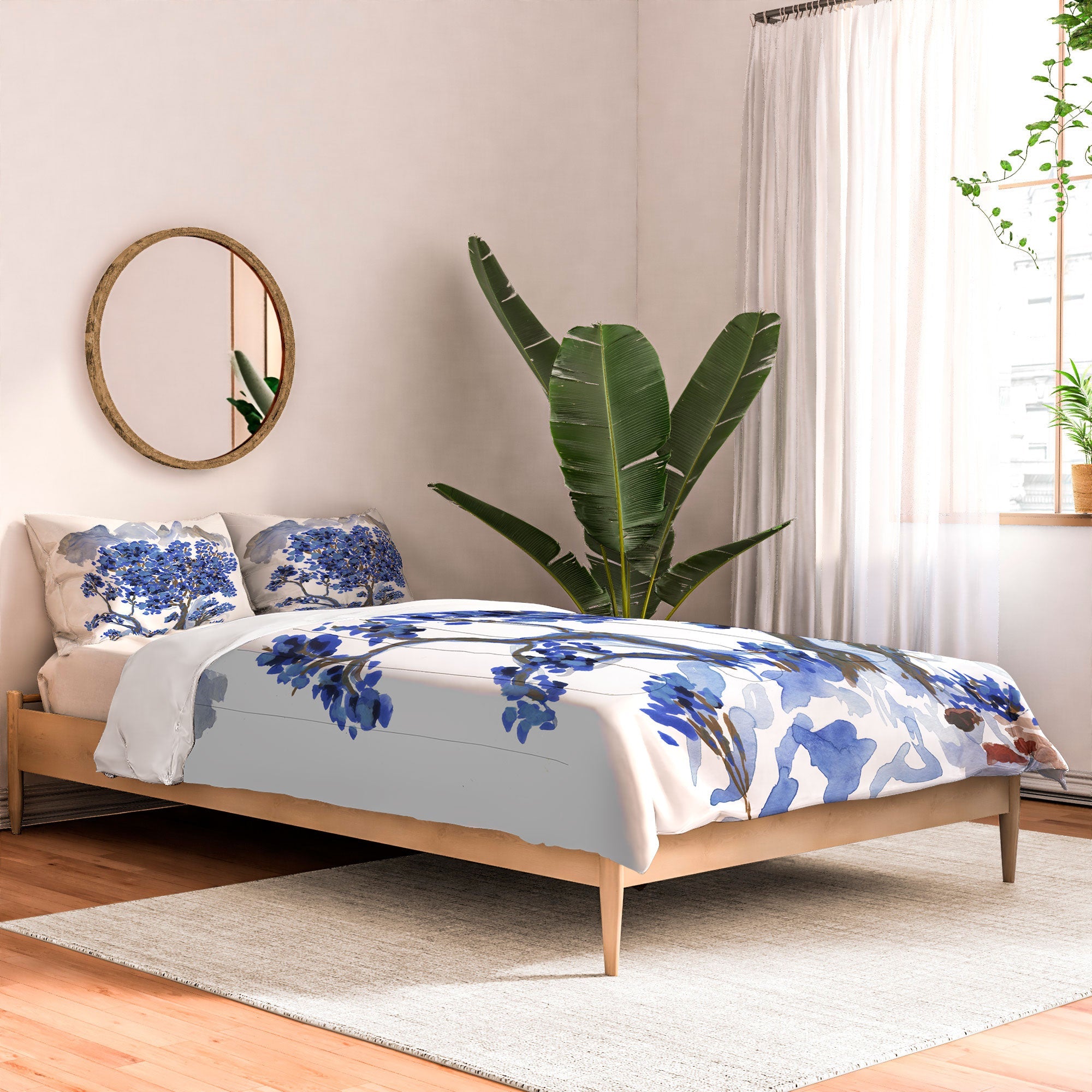 Rachelle Roberts Misty Blue Mountain Comforter