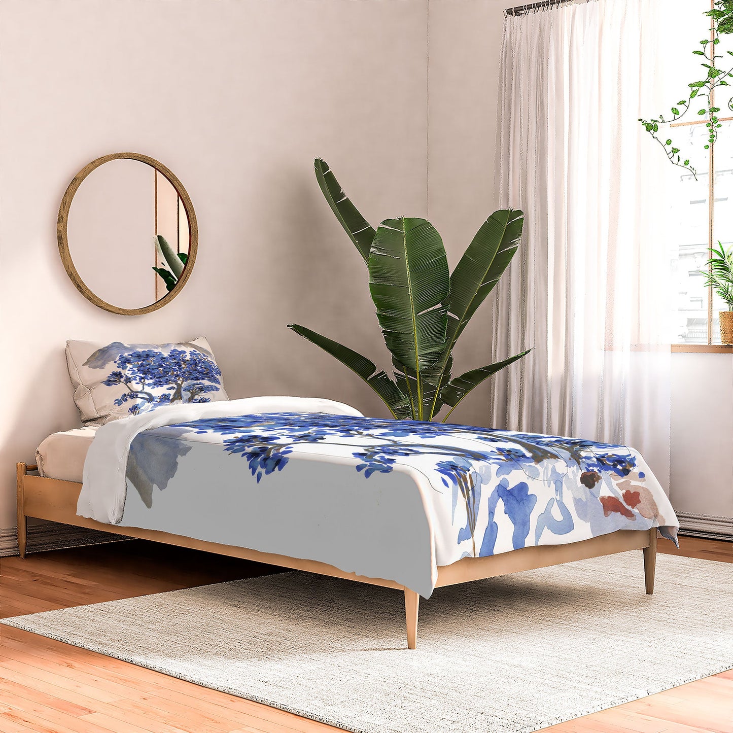 Rachelle Roberts Misty Blue Mountain Comforter