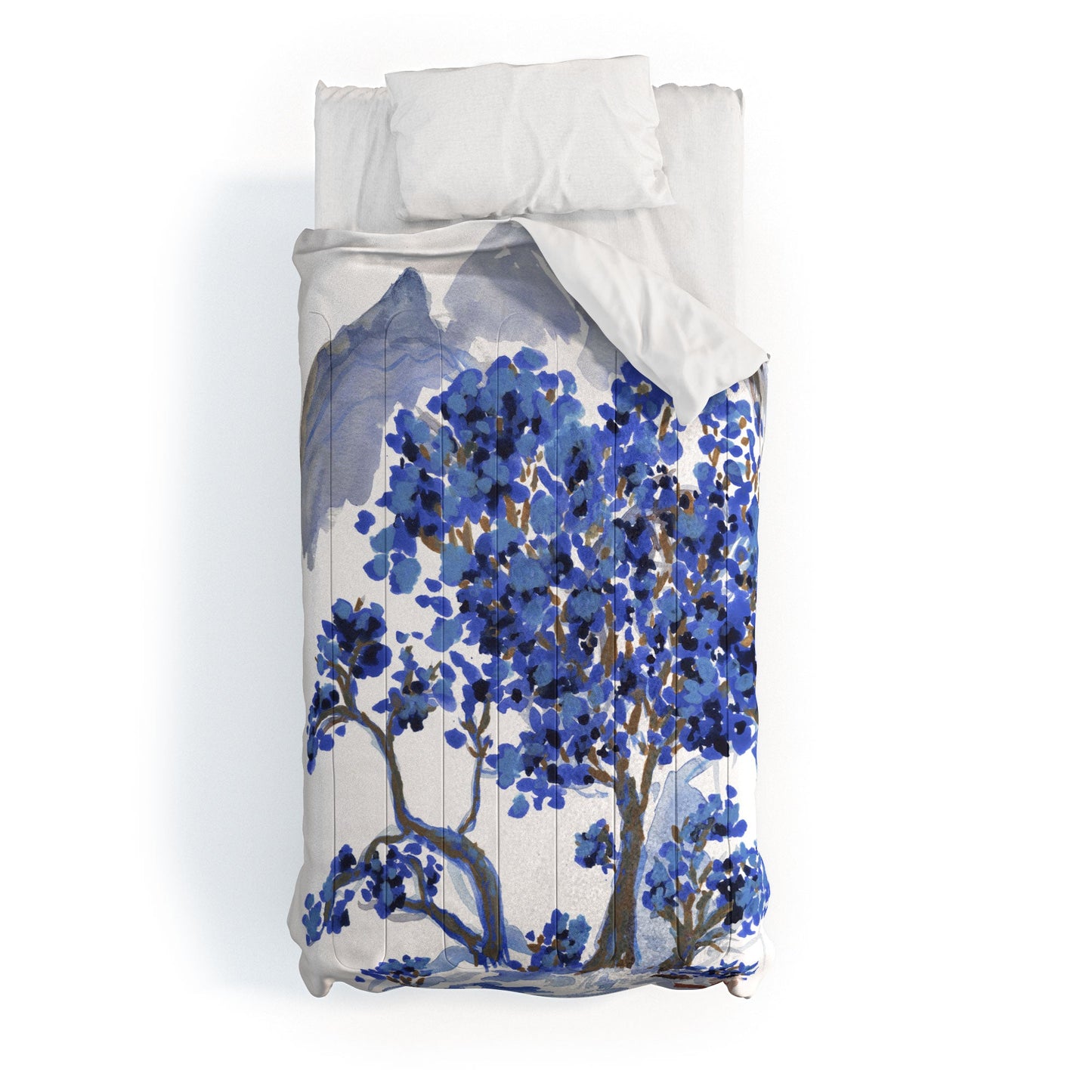 Rachelle Roberts Misty Blue Mountain Comforter