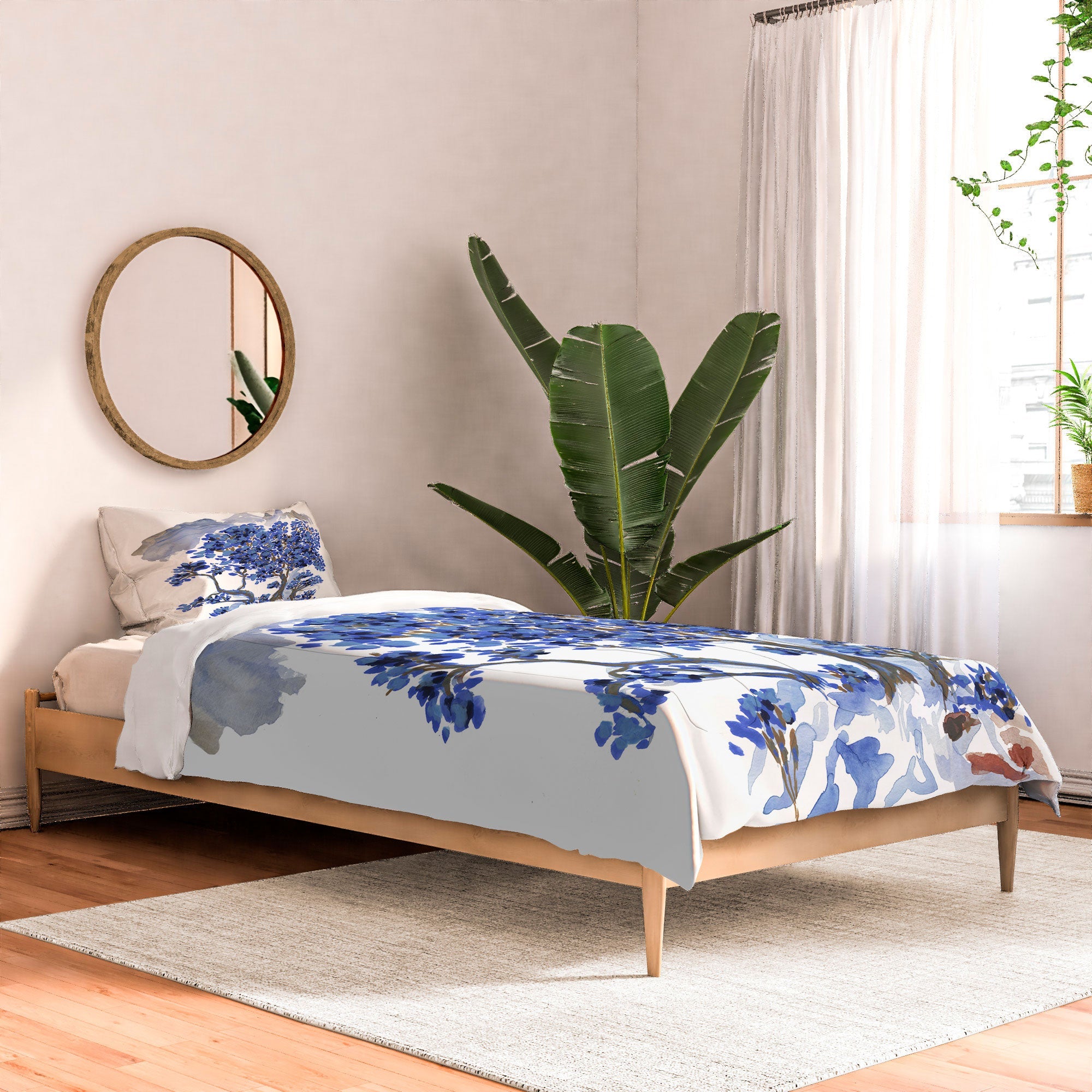 Rachelle Roberts Misty Blue Mountain Comforter