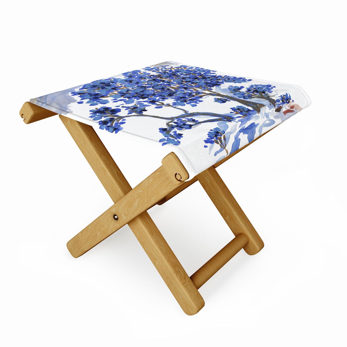 Rachelle Roberts Misty Blue Mountain Folding Stool