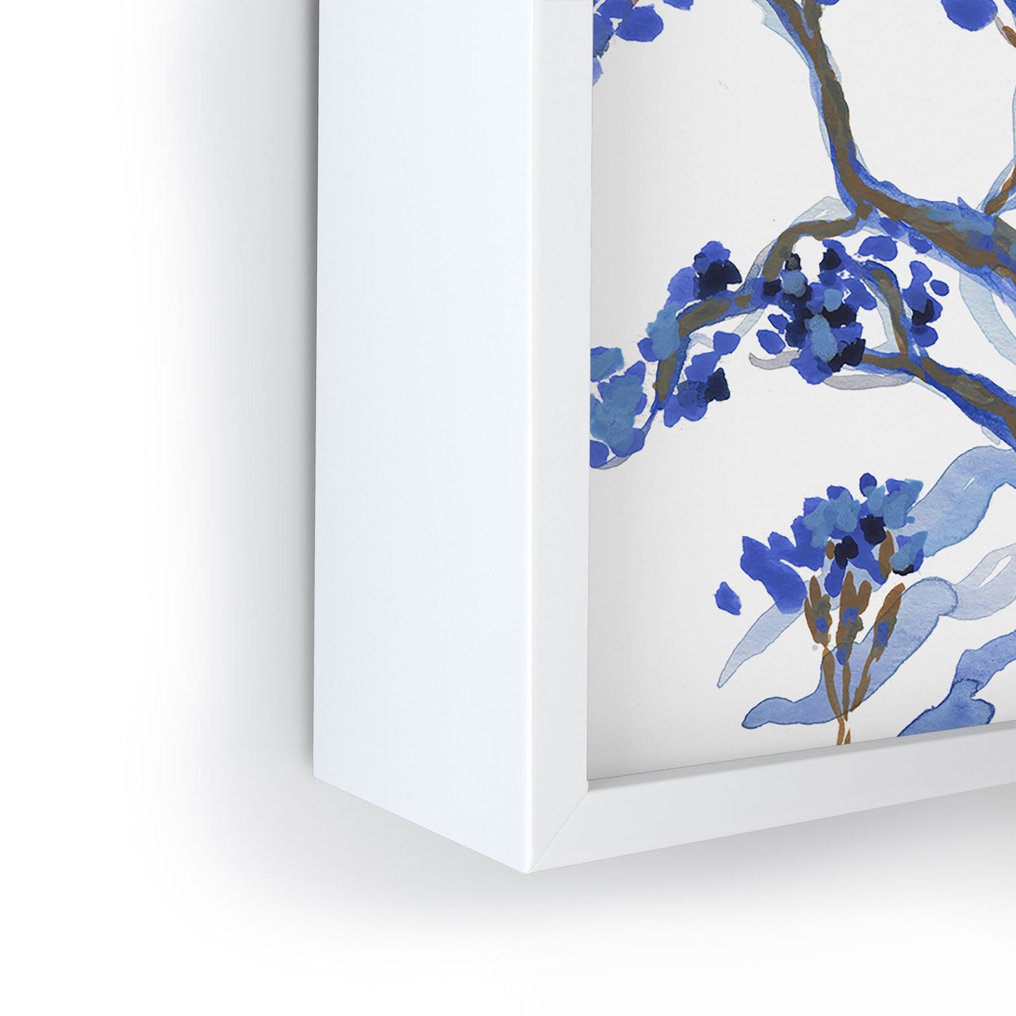 Rachelle Roberts Misty Blue Mountain Framed Mini Art Print