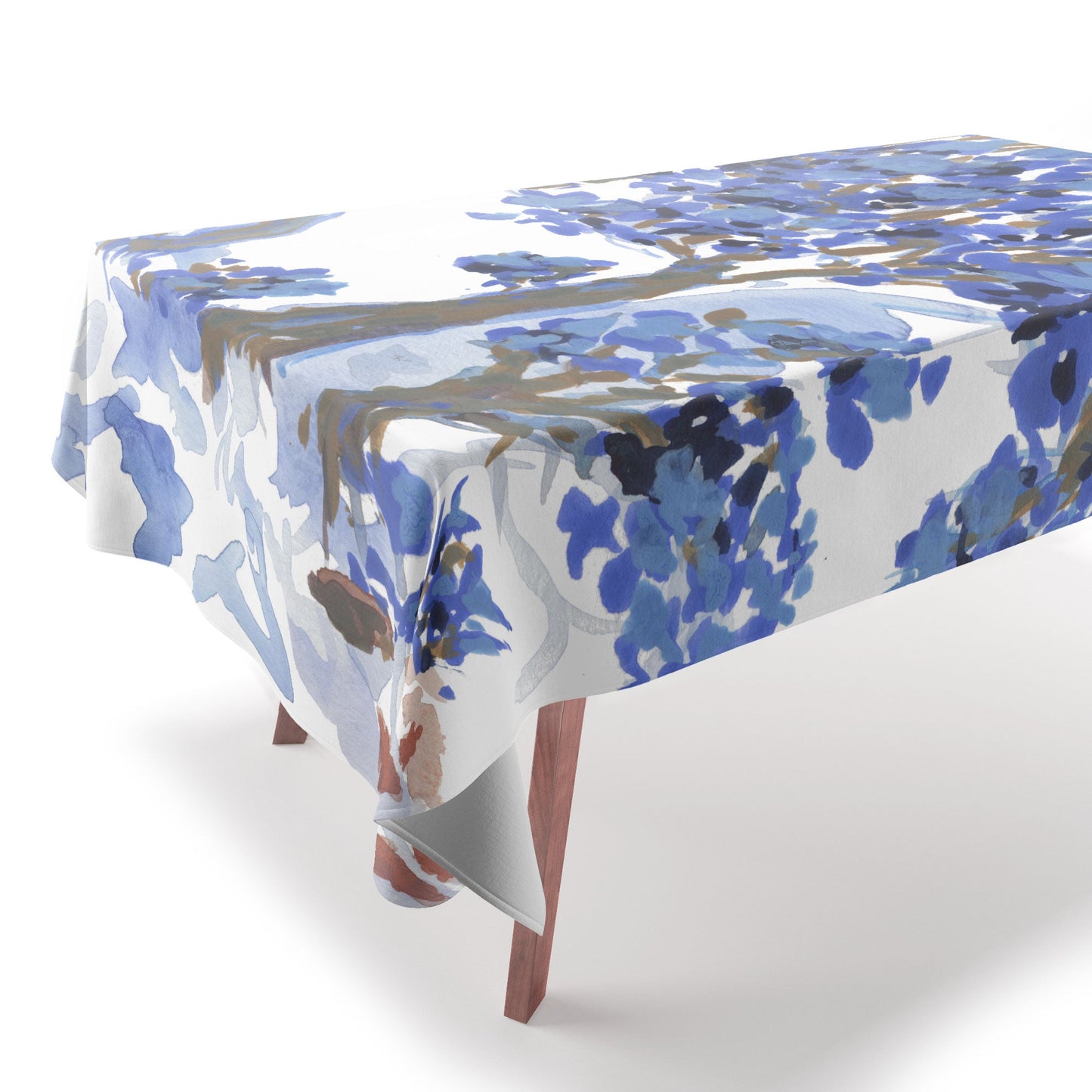 Rachelle Roberts Misty Blue Mountain Tablecloth