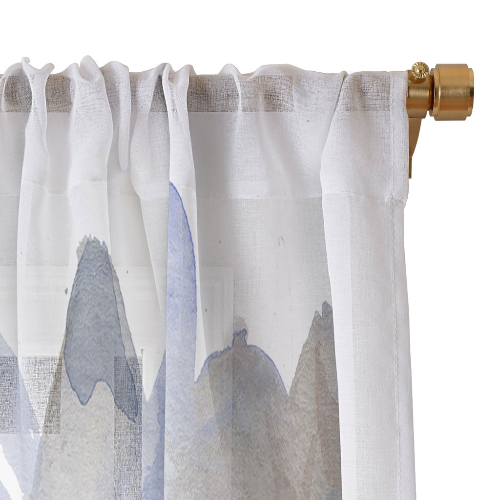 Rachelle Roberts Misty Blue Mountain Sheer Non Repeat