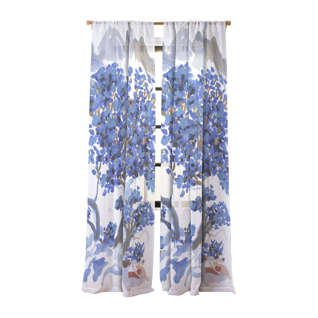 Rachelle Roberts Misty Blue Mountain Sheer Non Repeat