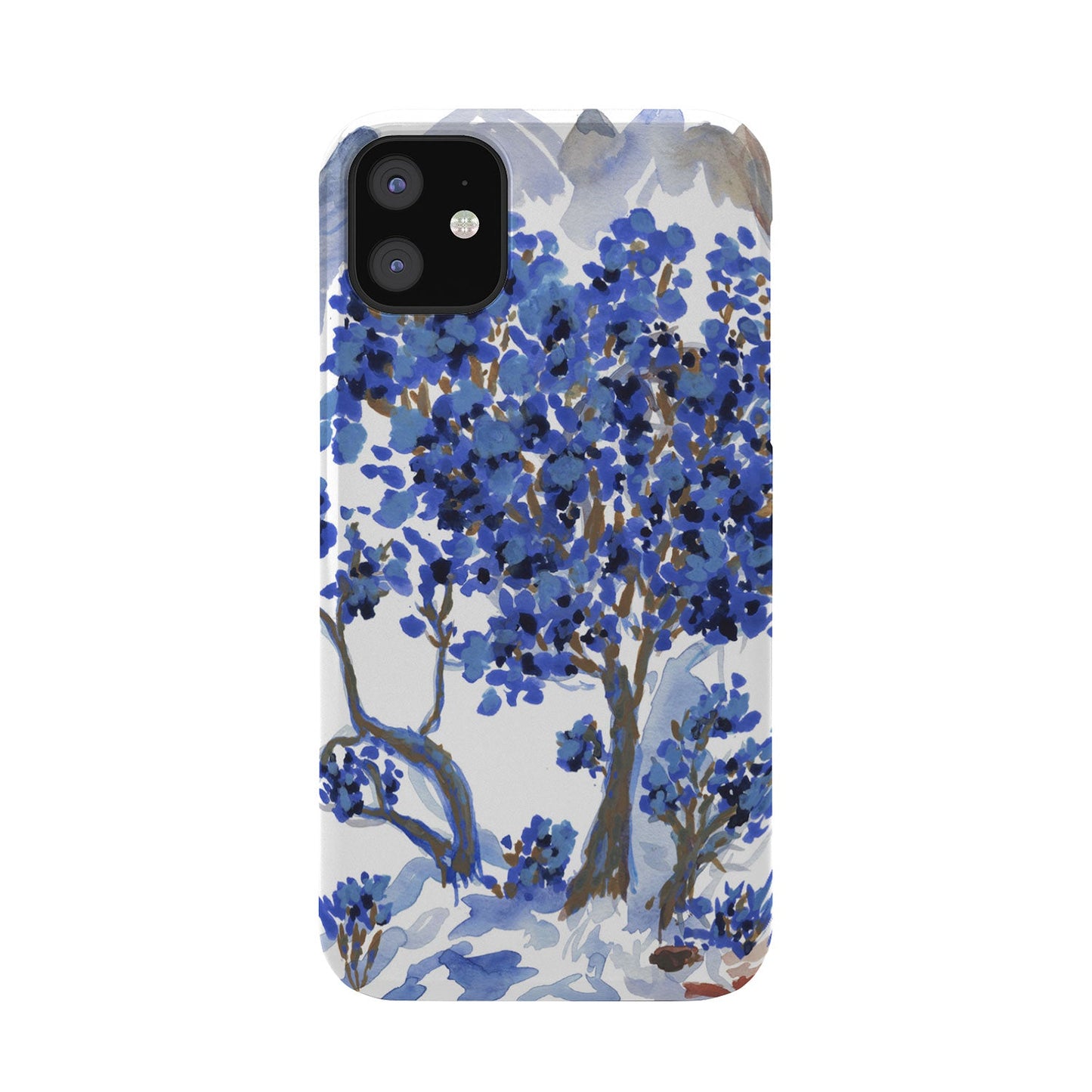 Rachelle Roberts Misty Blue Mountain Phone Case