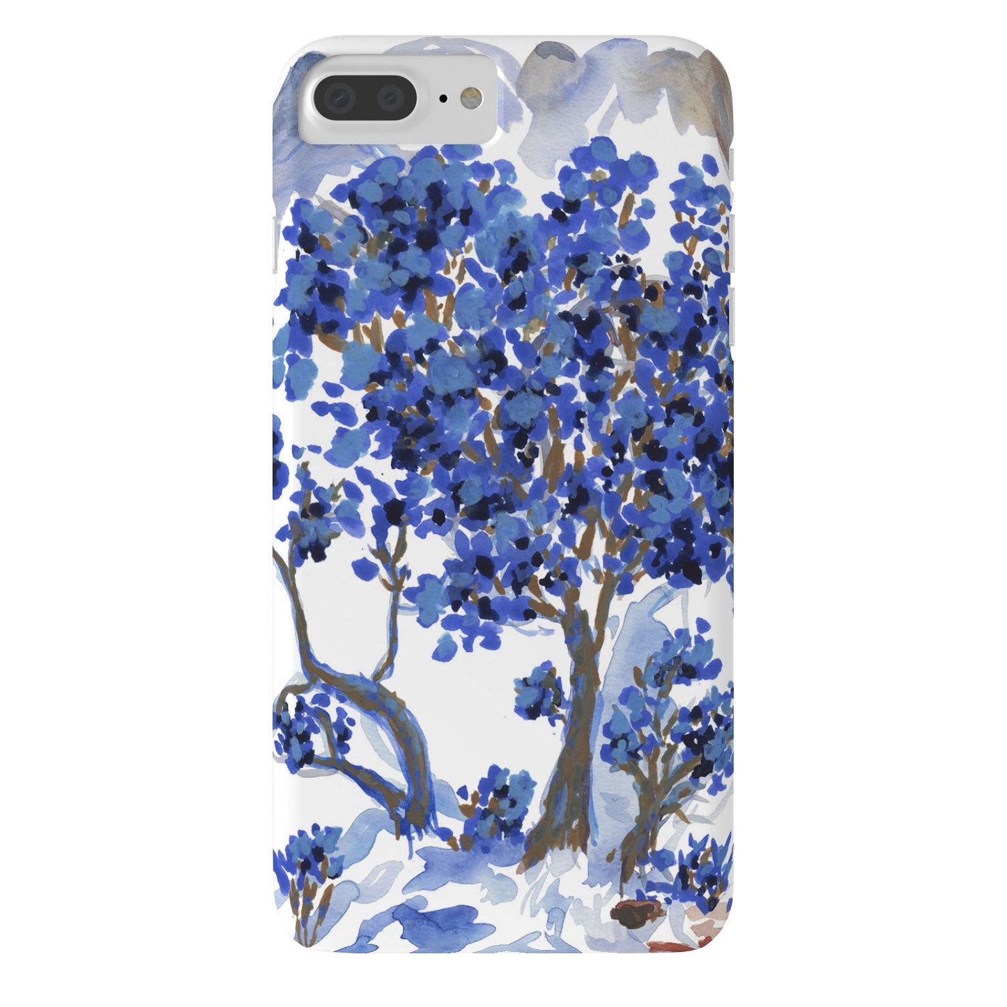 Rachelle Roberts Misty Blue Mountain Phone Case