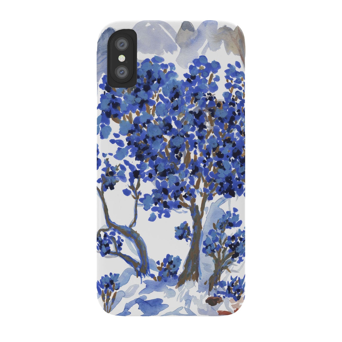 Rachelle Roberts Misty Blue Mountain Phone Case