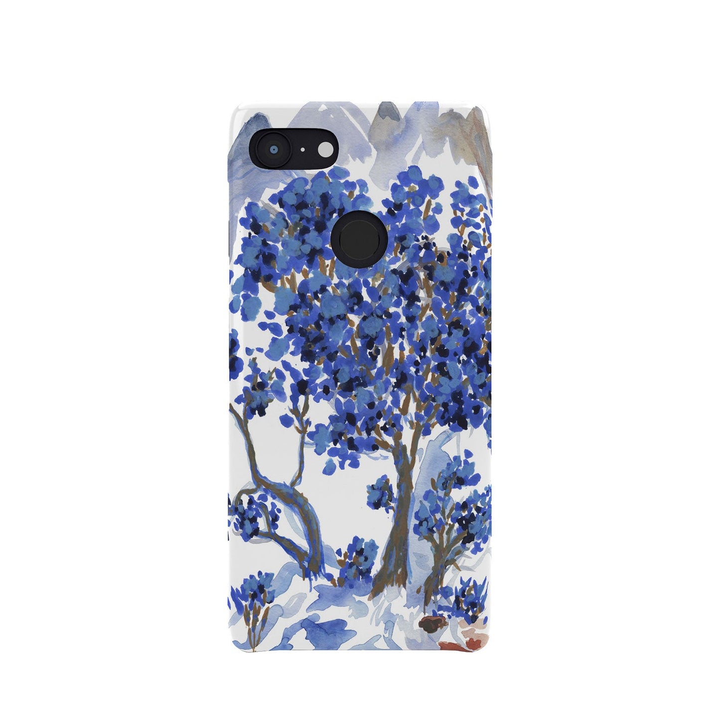 Rachelle Roberts Misty Blue Mountain Phone Case