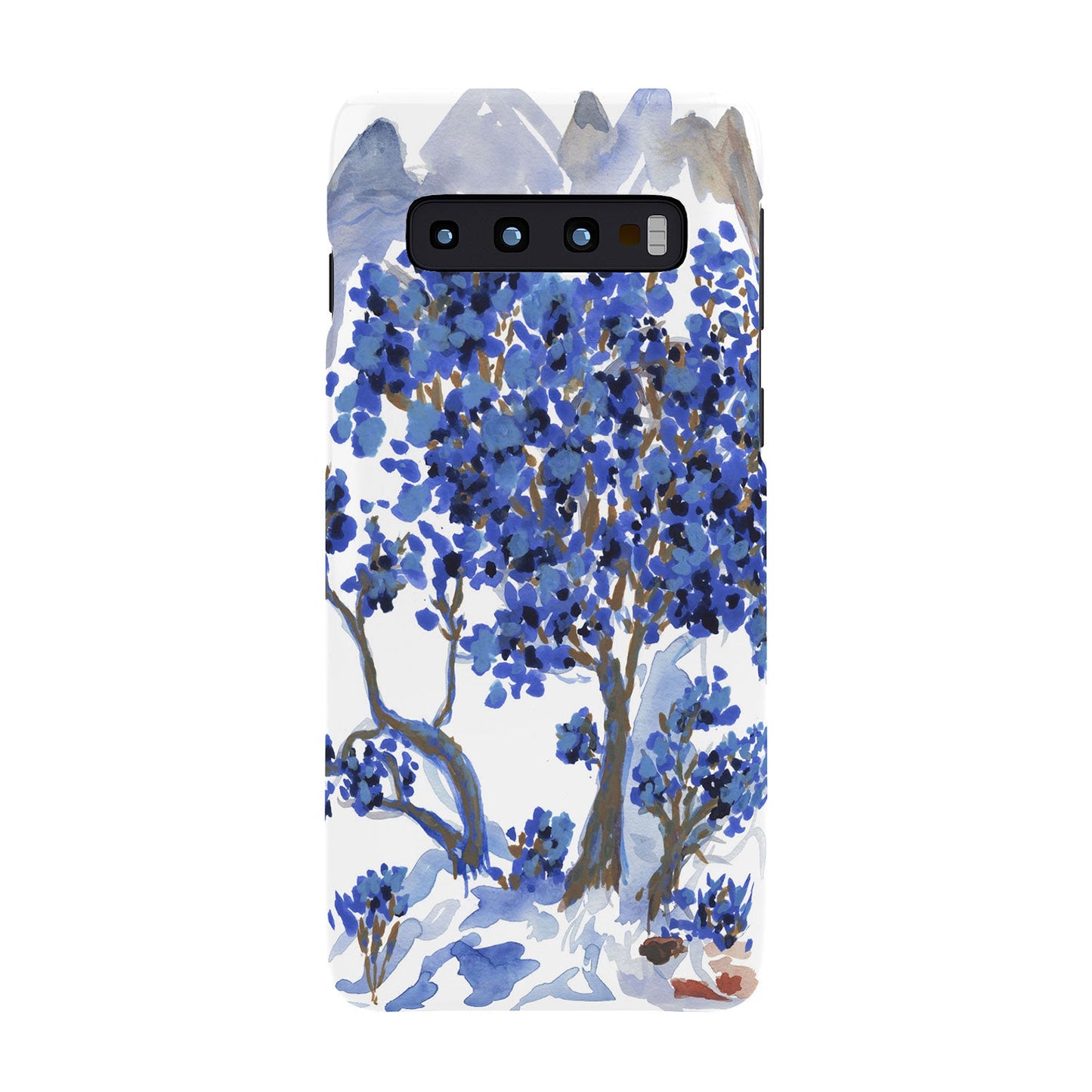 Rachelle Roberts Misty Blue Mountain Phone Case