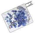 Rachelle Roberts Misty Blue Mountain Picnic Blanket