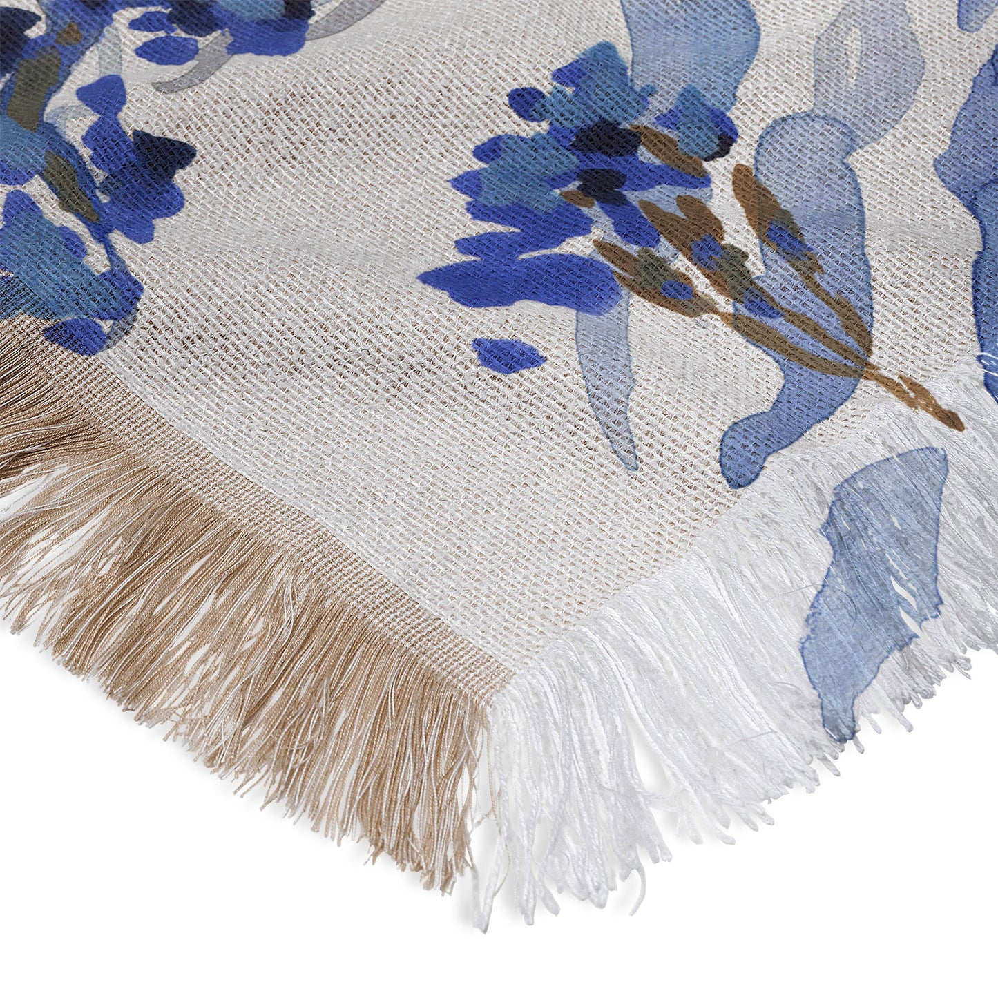 Rachelle Roberts Misty Blue Mountain Throw Blanket