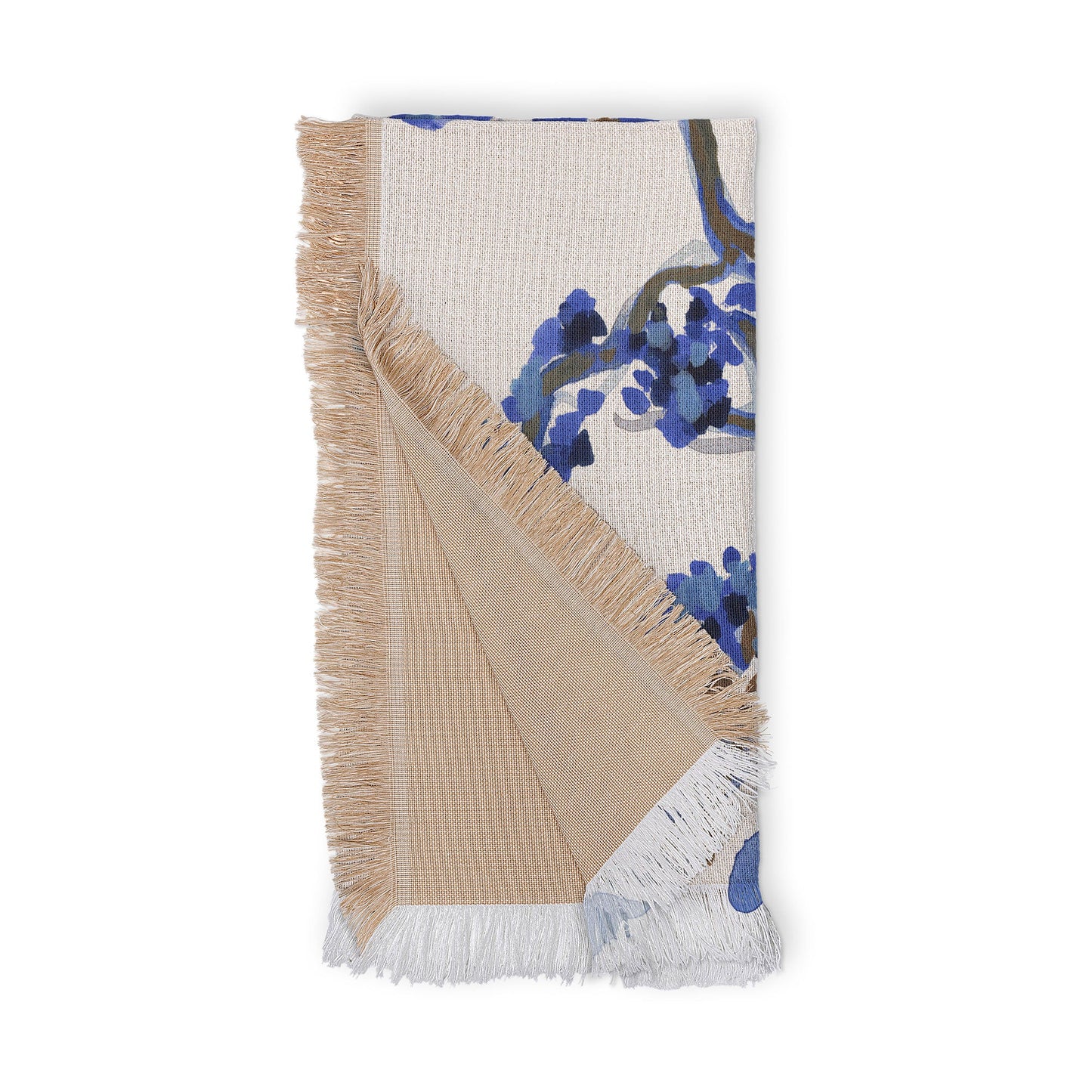 Rachelle Roberts Misty Blue Mountain Throw Blanket
