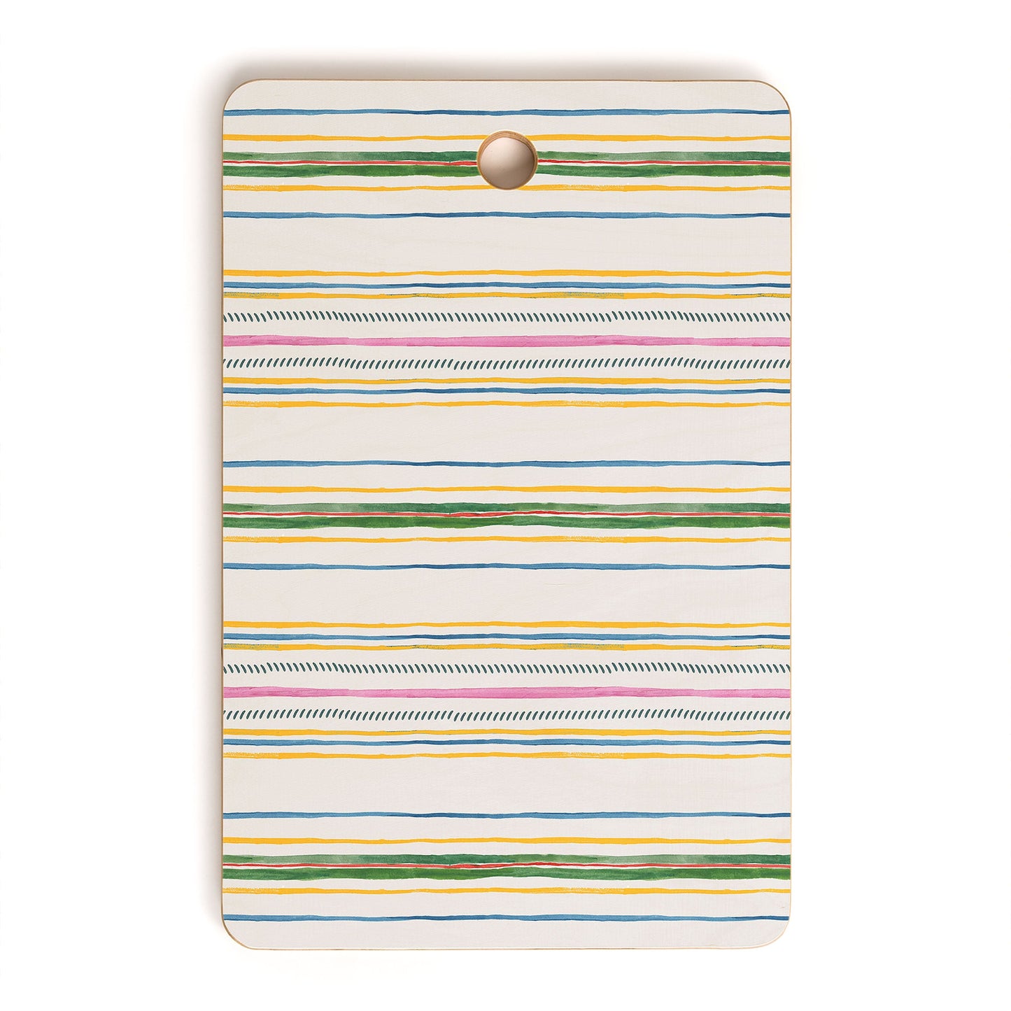 Rachelle Roberts Ticker Stripe Cutting Board Rectangle