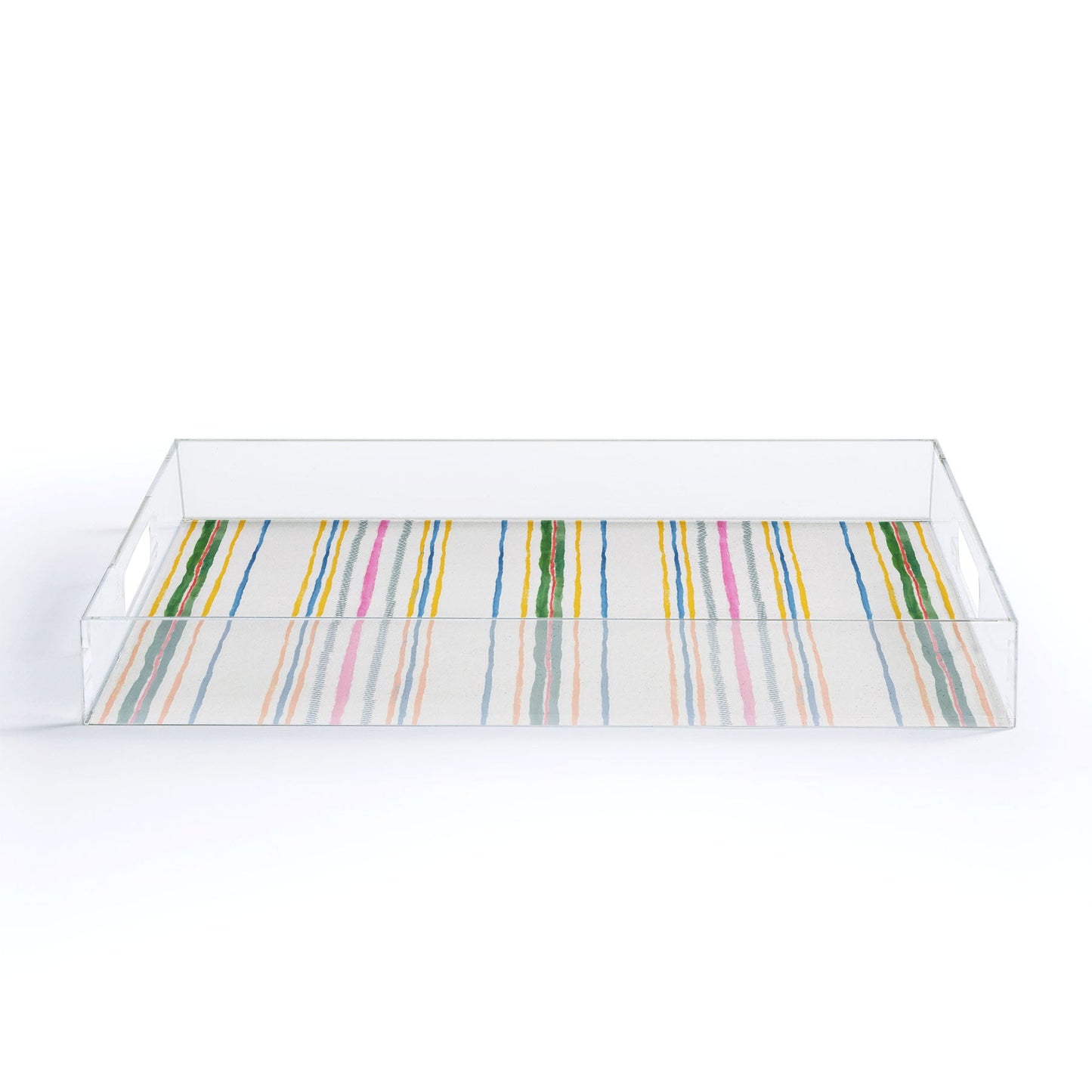 Rachelle Roberts Ticker Stripe Acrylic Tray