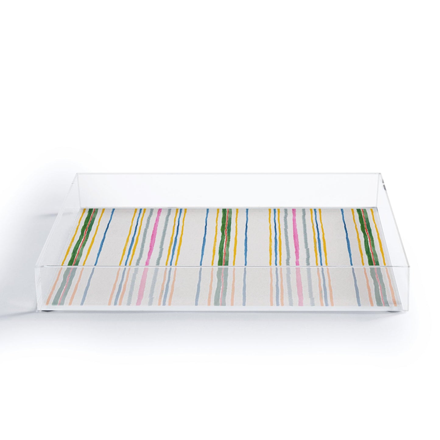 Rachelle Roberts Ticker Stripe Acrylic Tray