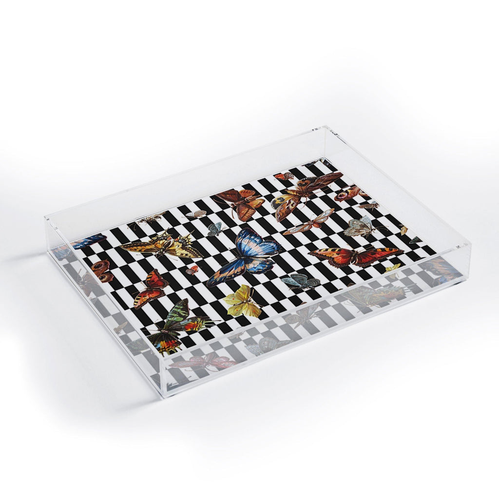 kikasworkshop Butterfly Ballet Acrylic Tray
