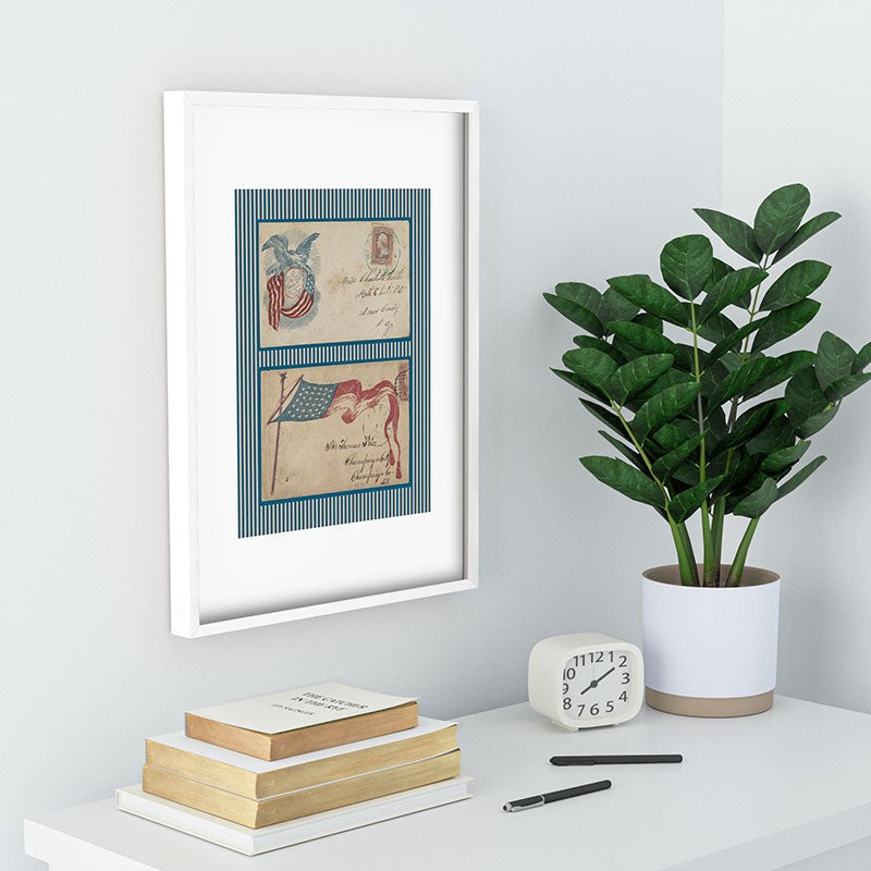 DENY Designs Civil War Envelopes Recessed Framing Rectangle