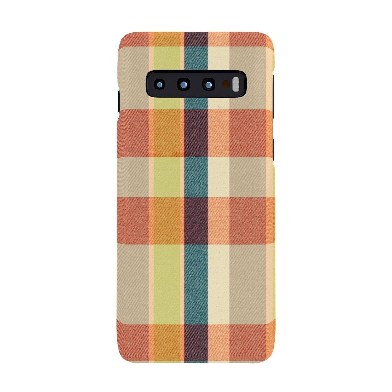 Marta Barragan Camarasa Retro Picnic Plaid Warm Tones Phone Case