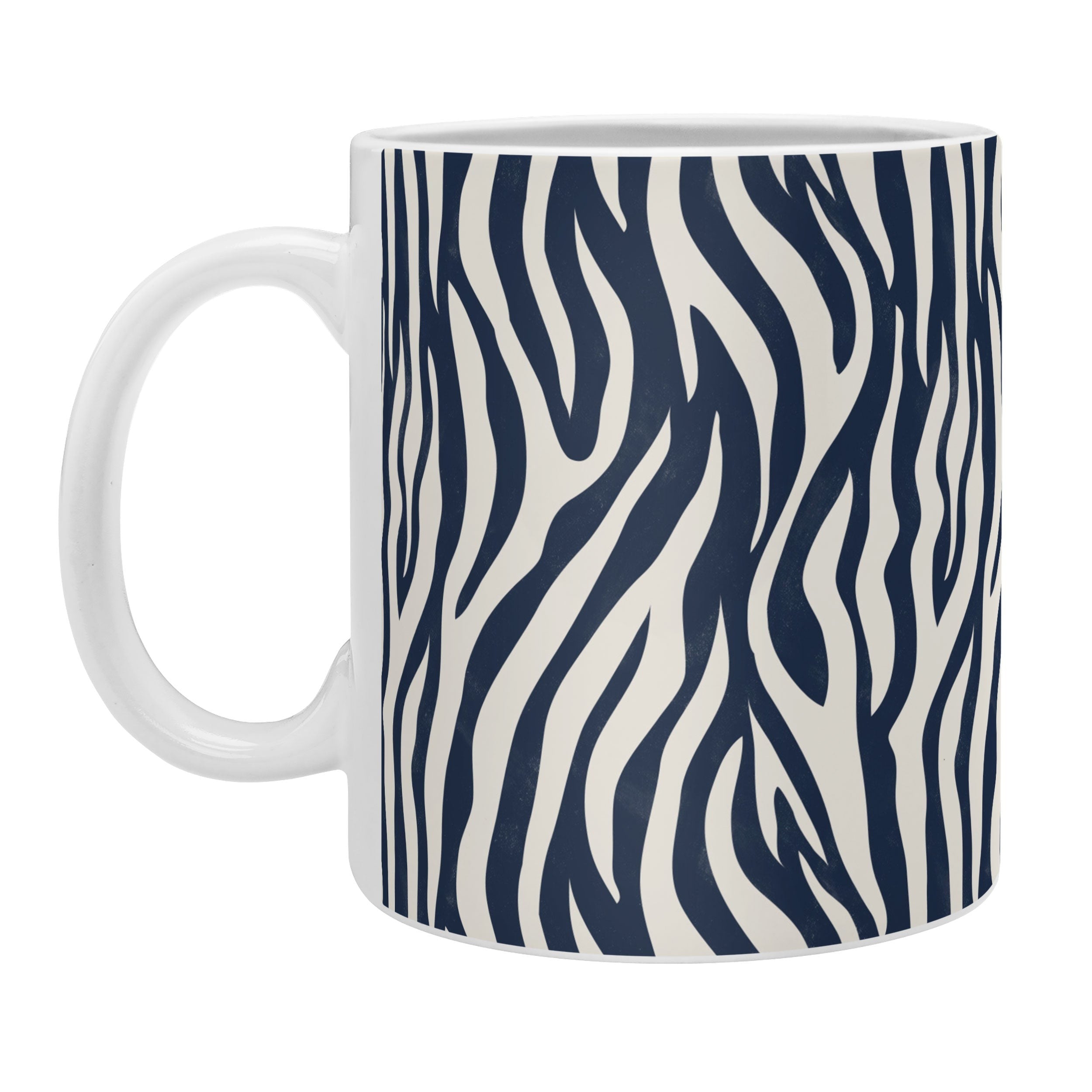 Avenie BR Navy Tiger Stripes Coffee Mug