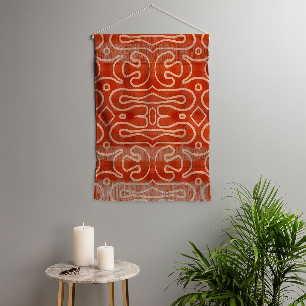 Mirimo Venexiana Burnt Orange Wall Hanging Portrait