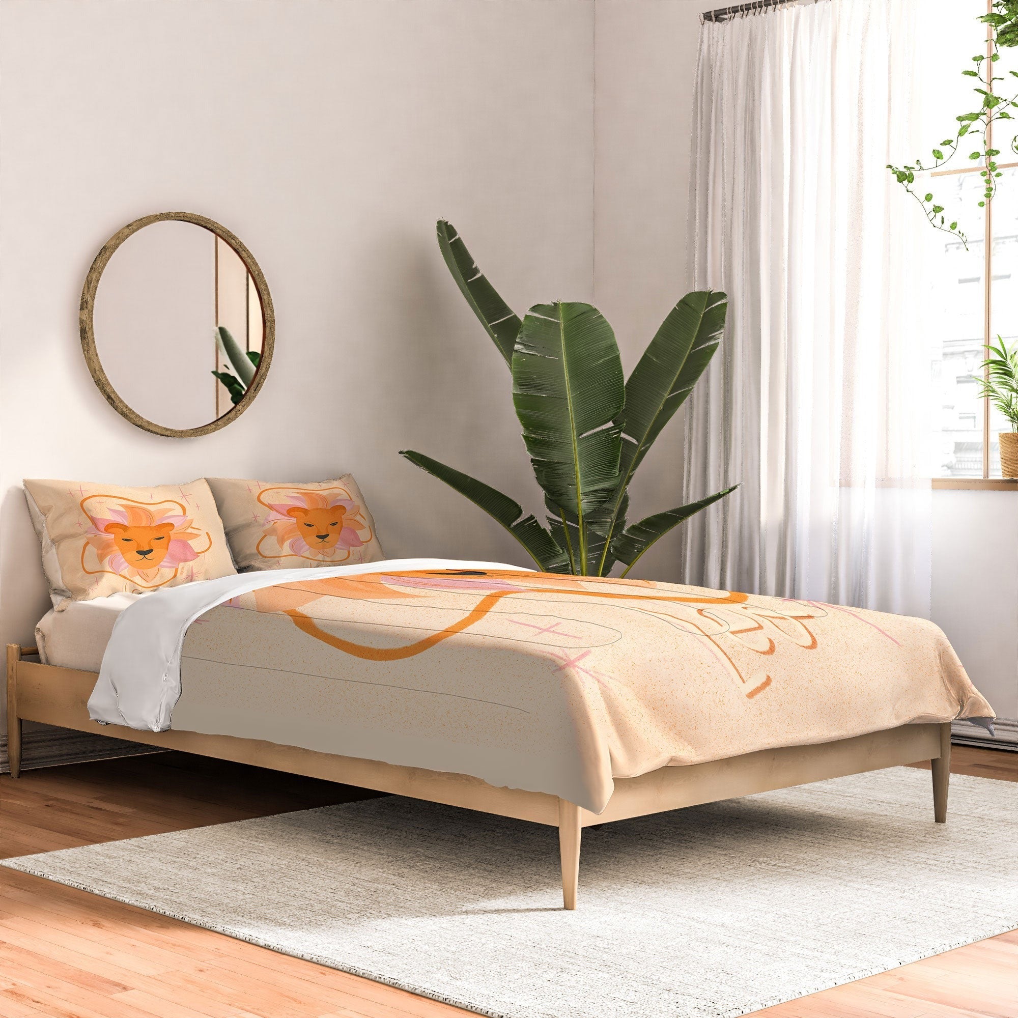 Little Om Zodiac Signs Leo Comforter